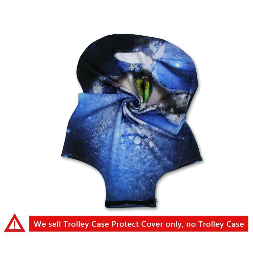 FORUDESIGNS Travel Accessories Luggage Cover Jamaica Flag Print Elasticity Luggage Protective Covers Elastic Suitcase Dust Cover