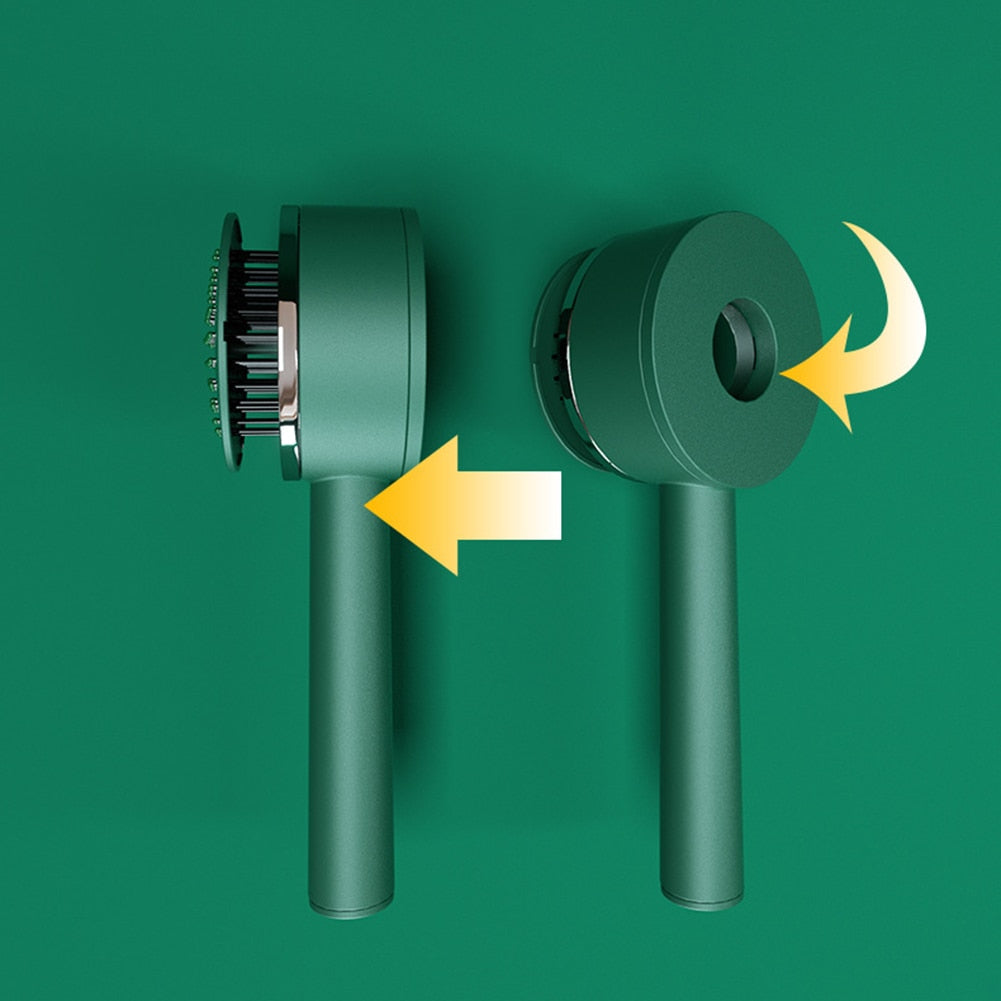 Massage Comb Hair Brush Air Cushion One-Key Self Cleaning Hair Comb Professional Detangling Scalp Air Bag Combs For Hair