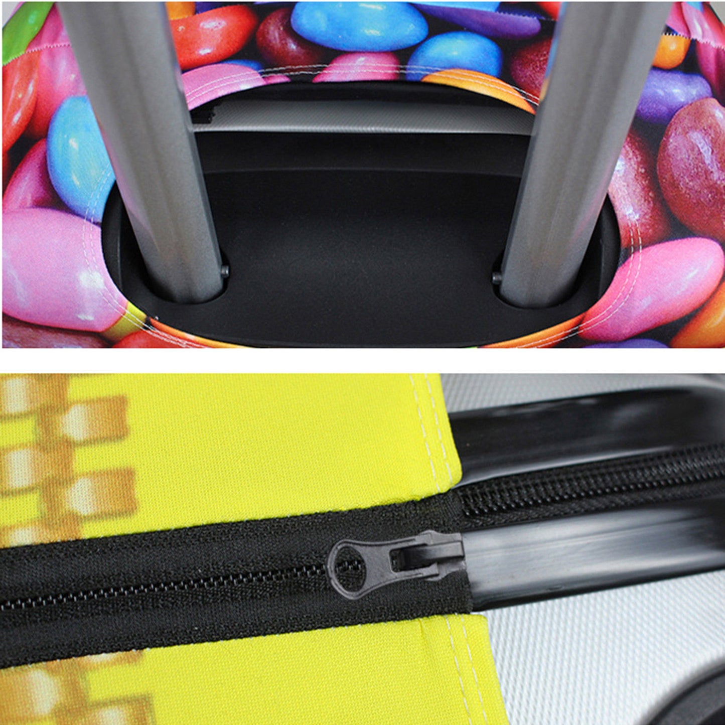 FORUDESIGNS Travel Accessories Luggage Cover Jamaica Flag Print Elasticity Luggage Protective Covers Elastic Suitcase Dust Cover