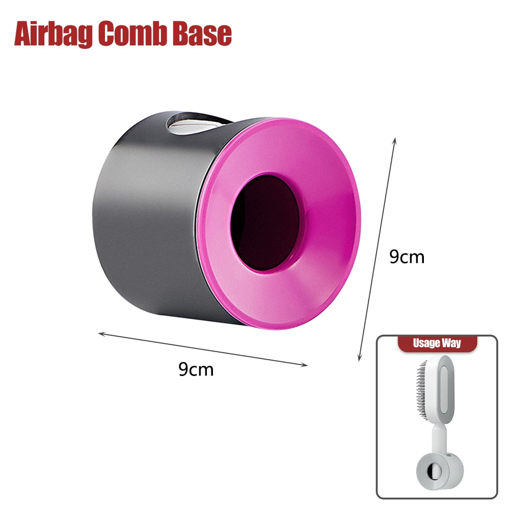 Massage Comb Hair Brush Air Cushion One-Key Self Cleaning Hair Comb Professional Detangling Scalp Air Bag Combs For Hair