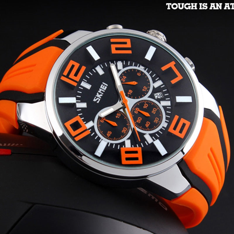 Watches Men Luxury Brand SKMEI Chronograph Men Sports Watches Waterproof Male Clock Quartz Men's Watch reloj hombre 2018